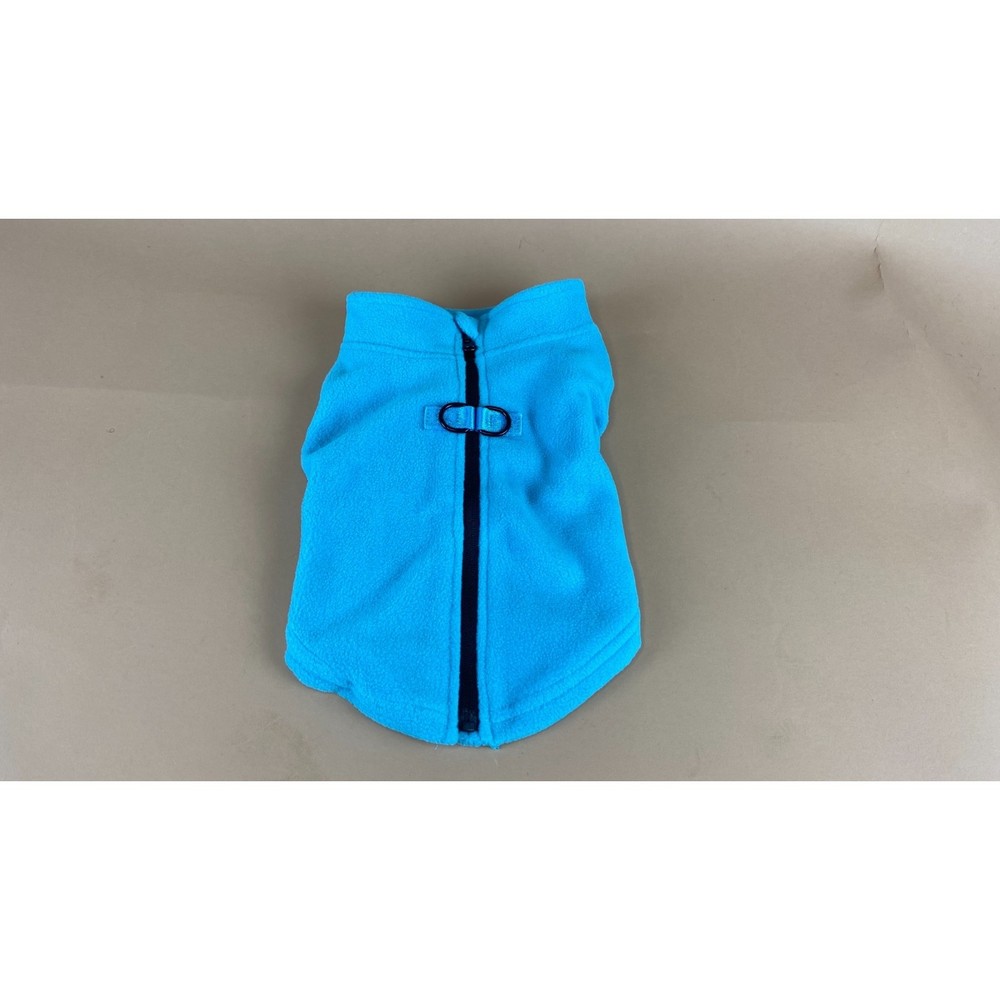 Zip-Up Fleece Dog Coat Jacket Sweater w/Leash Ring